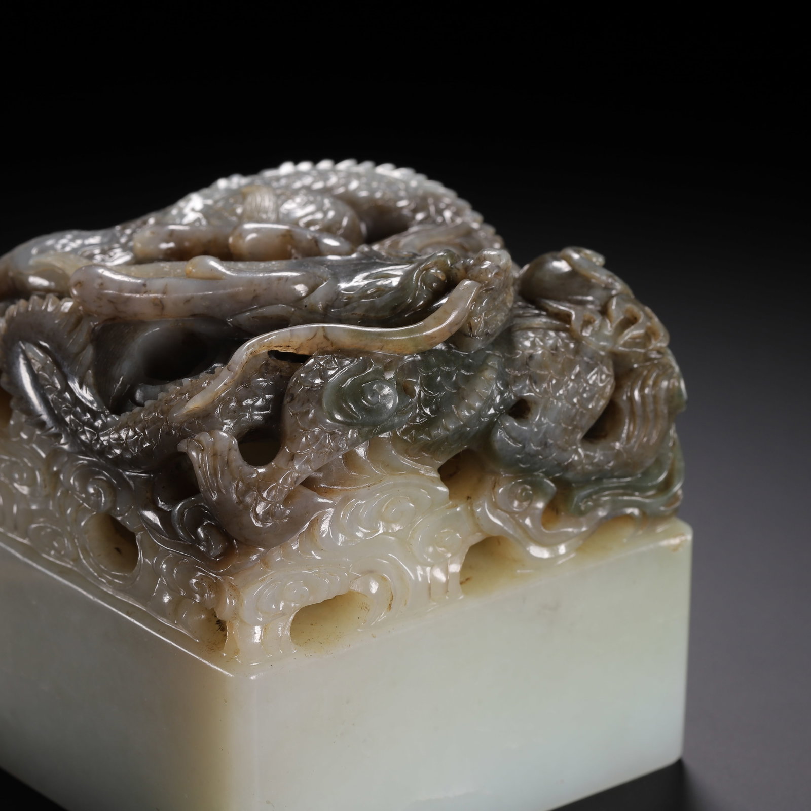 Hotan jade seal - 5