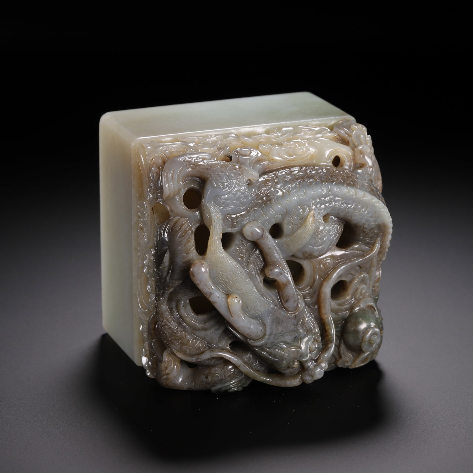 Hotan jade seal - 7