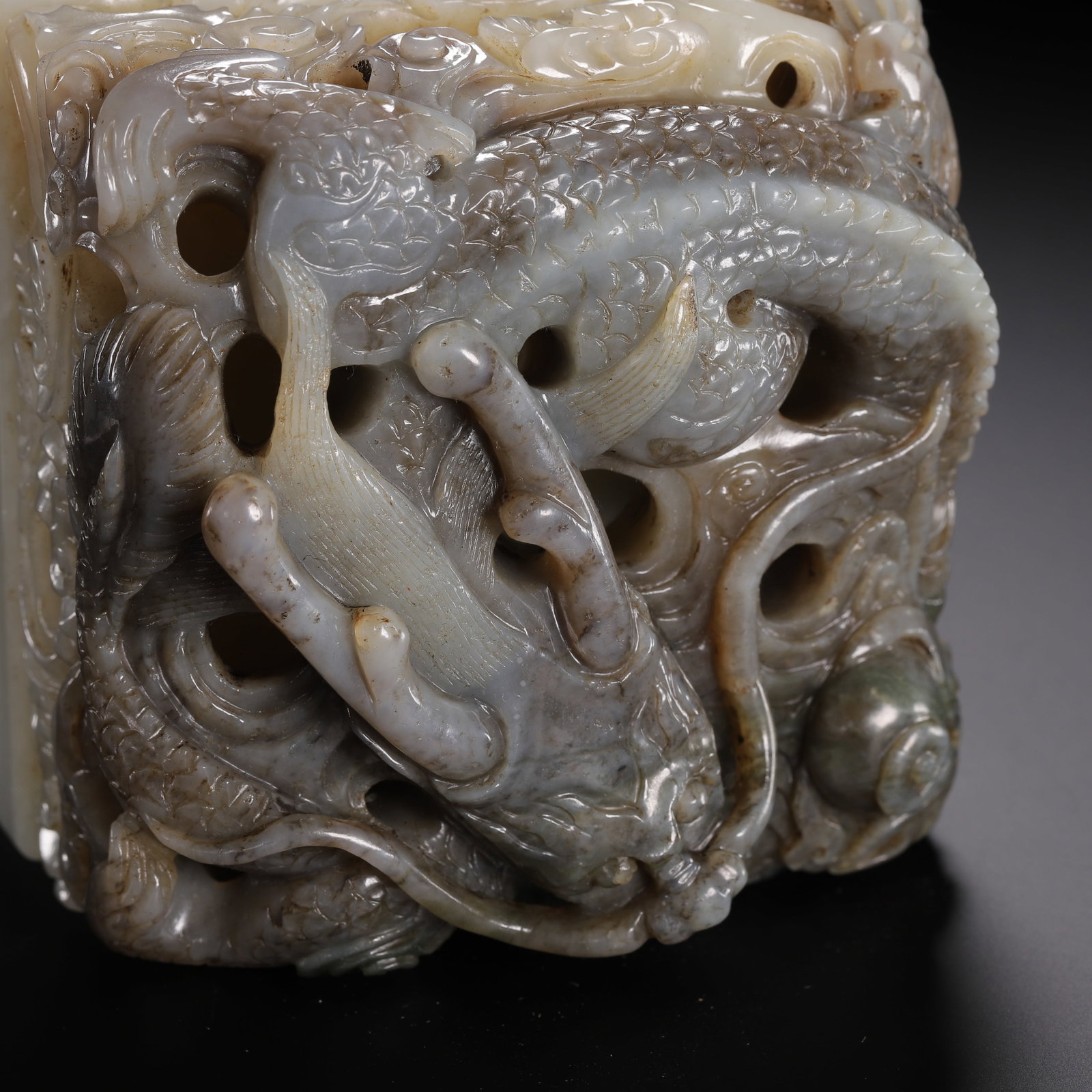 Hotan jade seal - 8