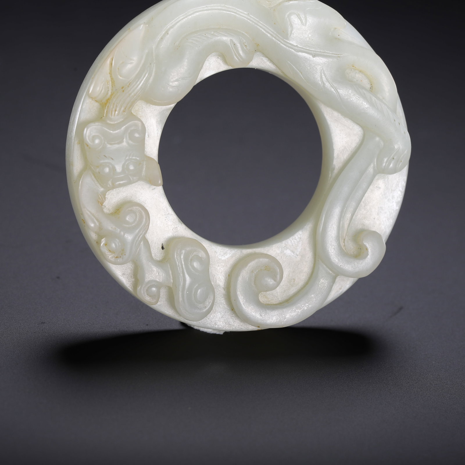 Hetian jade Bi - 3