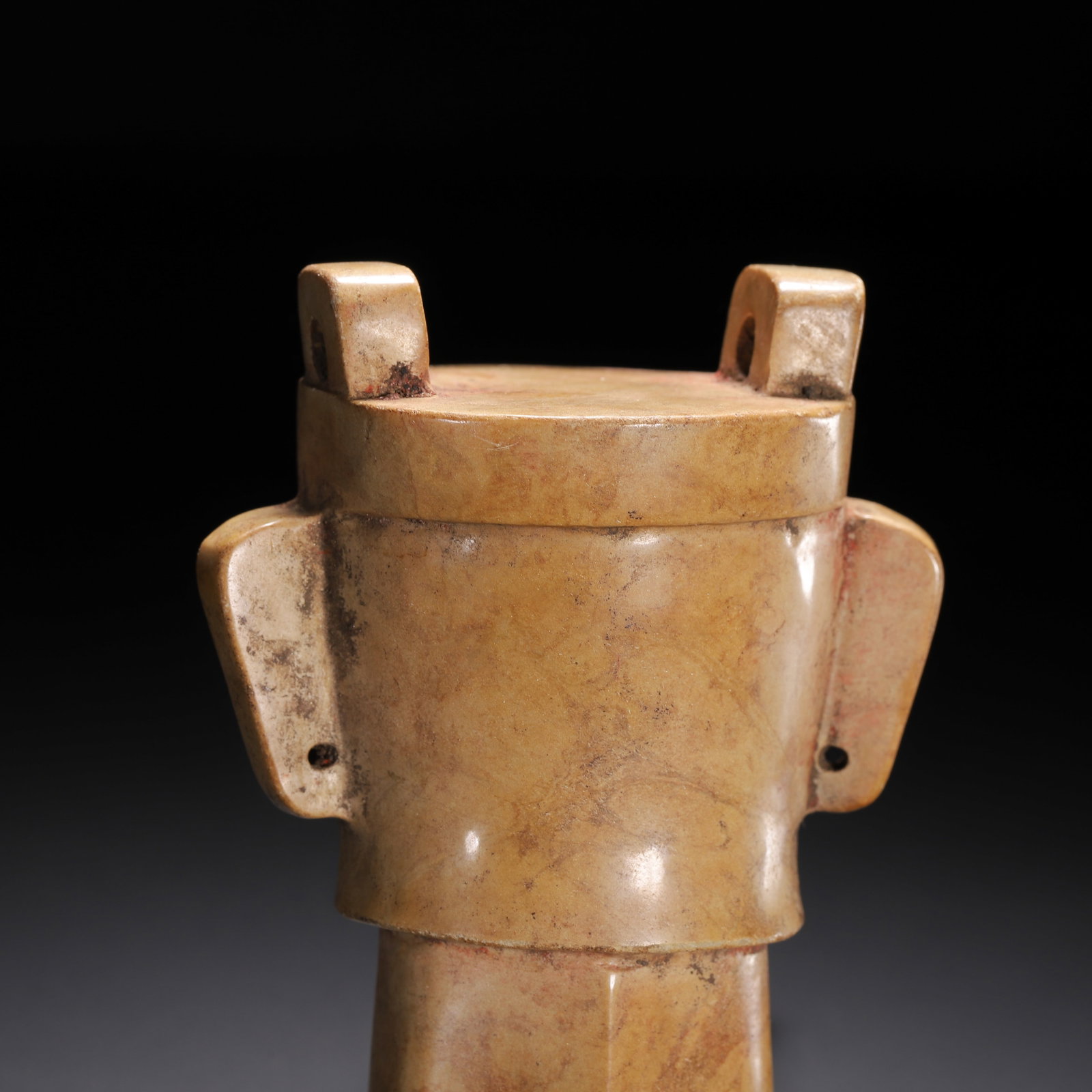 Jade mask pendant - 5