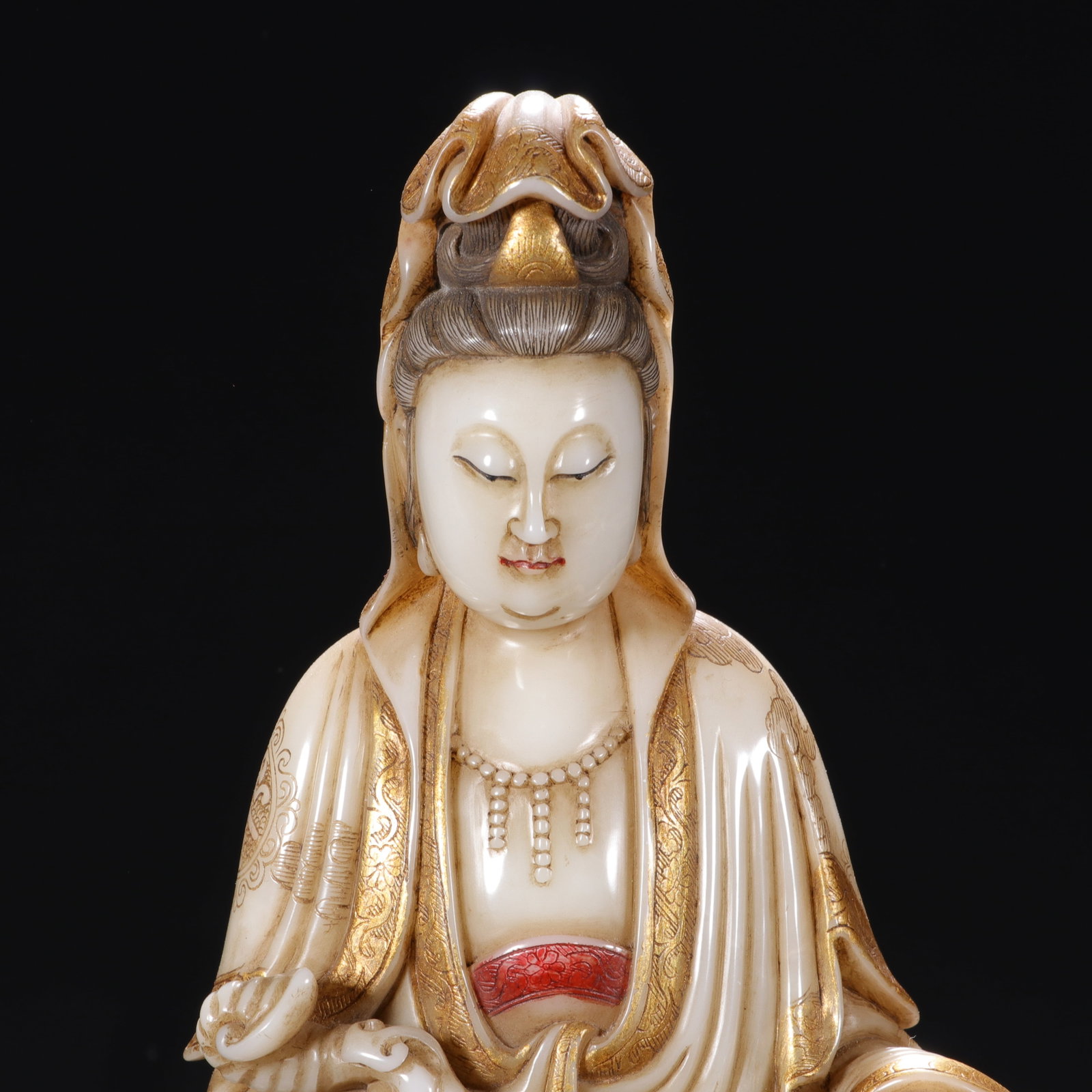 Shoushan Stone Guanyin - 2