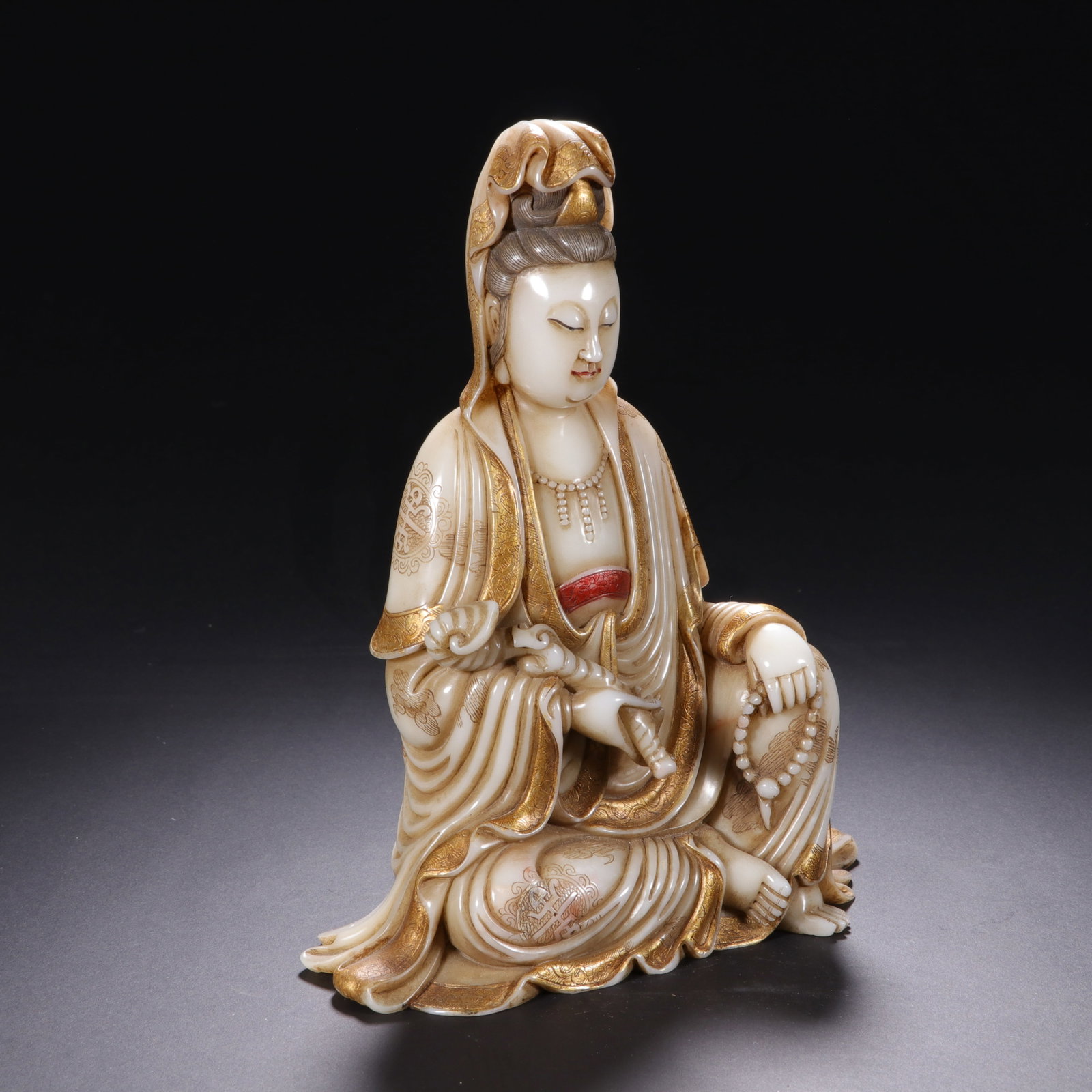 Shoushan Stone Guanyin - 4