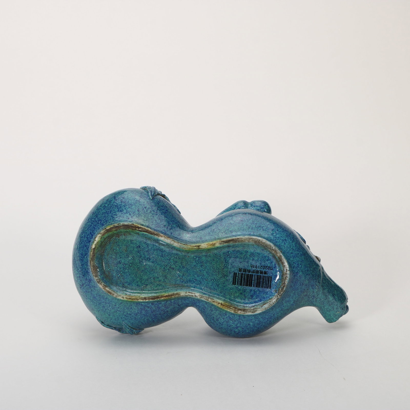 Jun-glazed gourd-shaped brush washer - 6