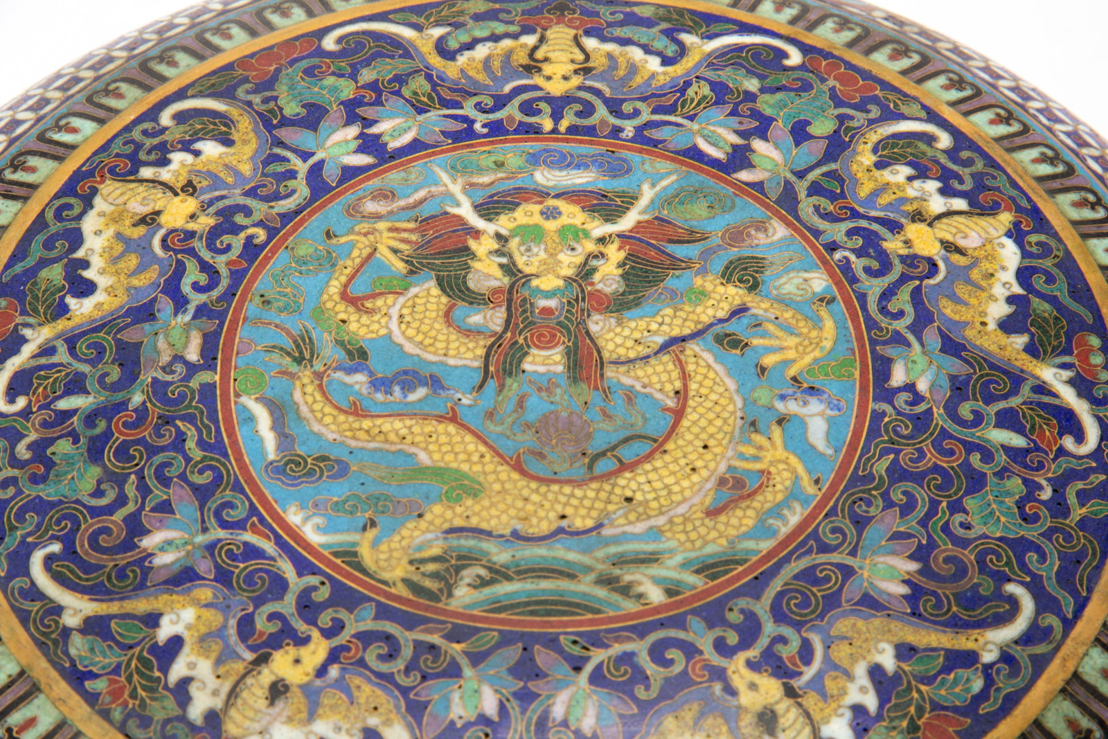 Cloisonn?? Dragon Pattern Box - 2