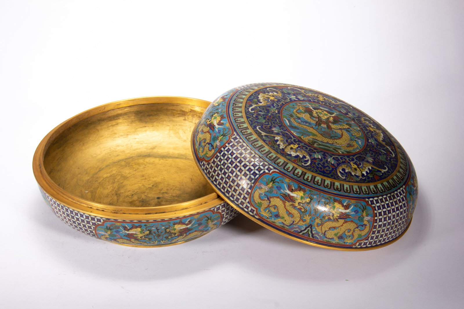 Cloisonn?? Dragon Pattern Box - 3