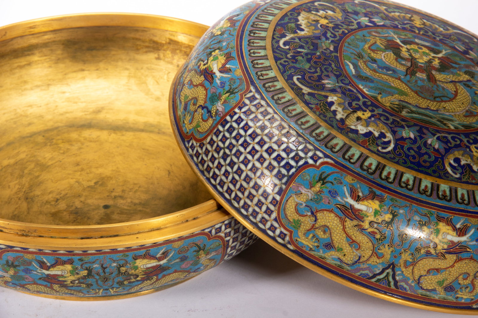 Cloisonn?? Dragon Pattern Box - 4