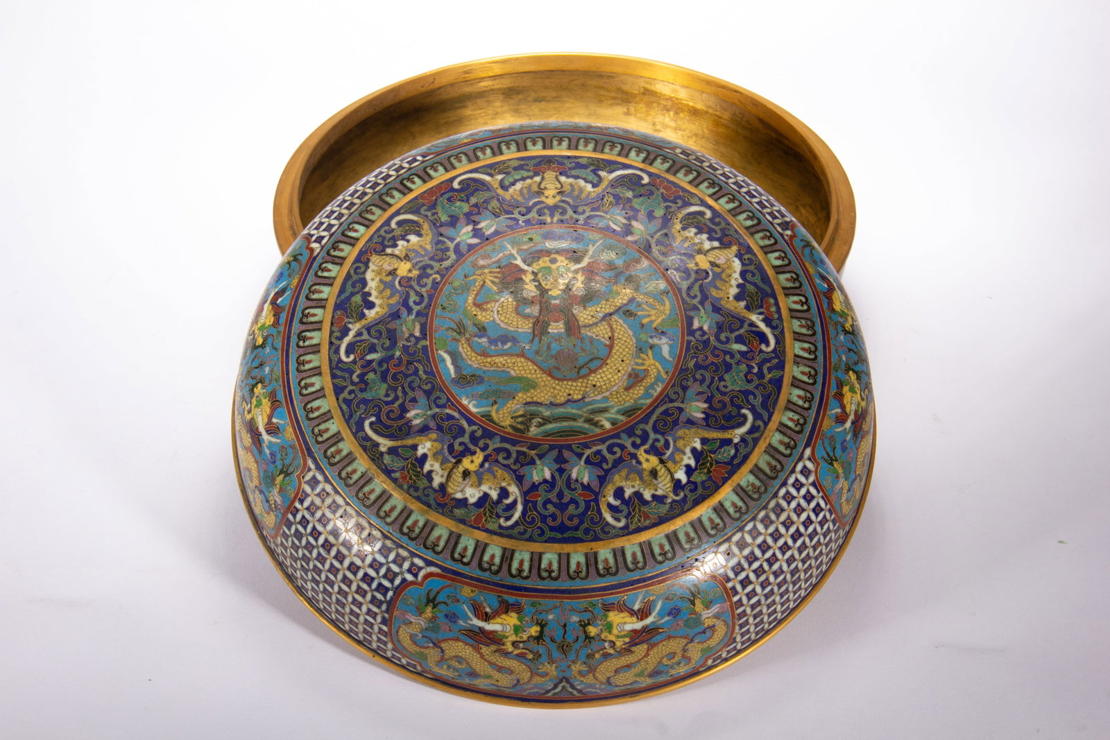 Cloisonn?? Dragon Pattern Box - 5