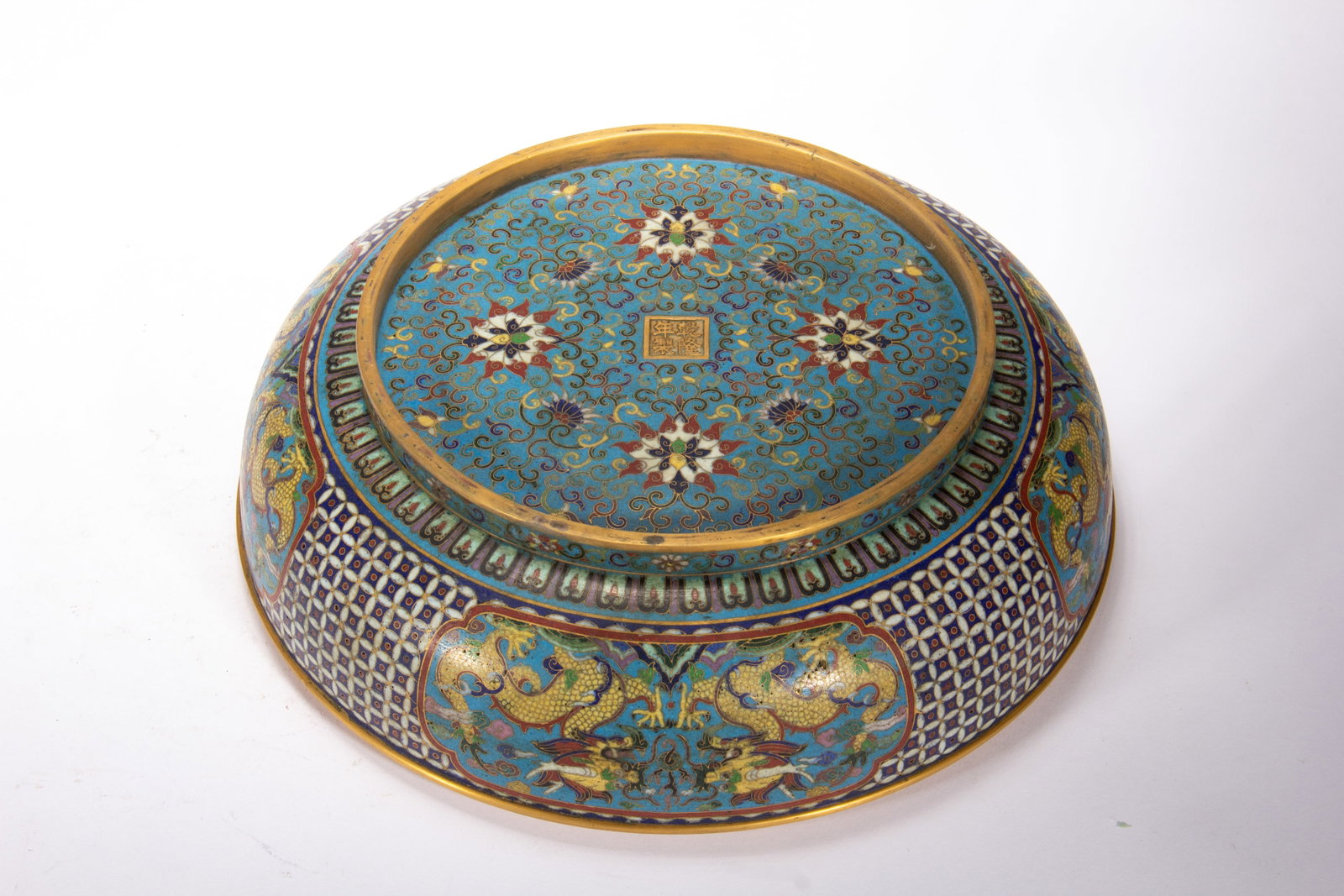 Cloisonn?? Dragon Pattern Box - 7