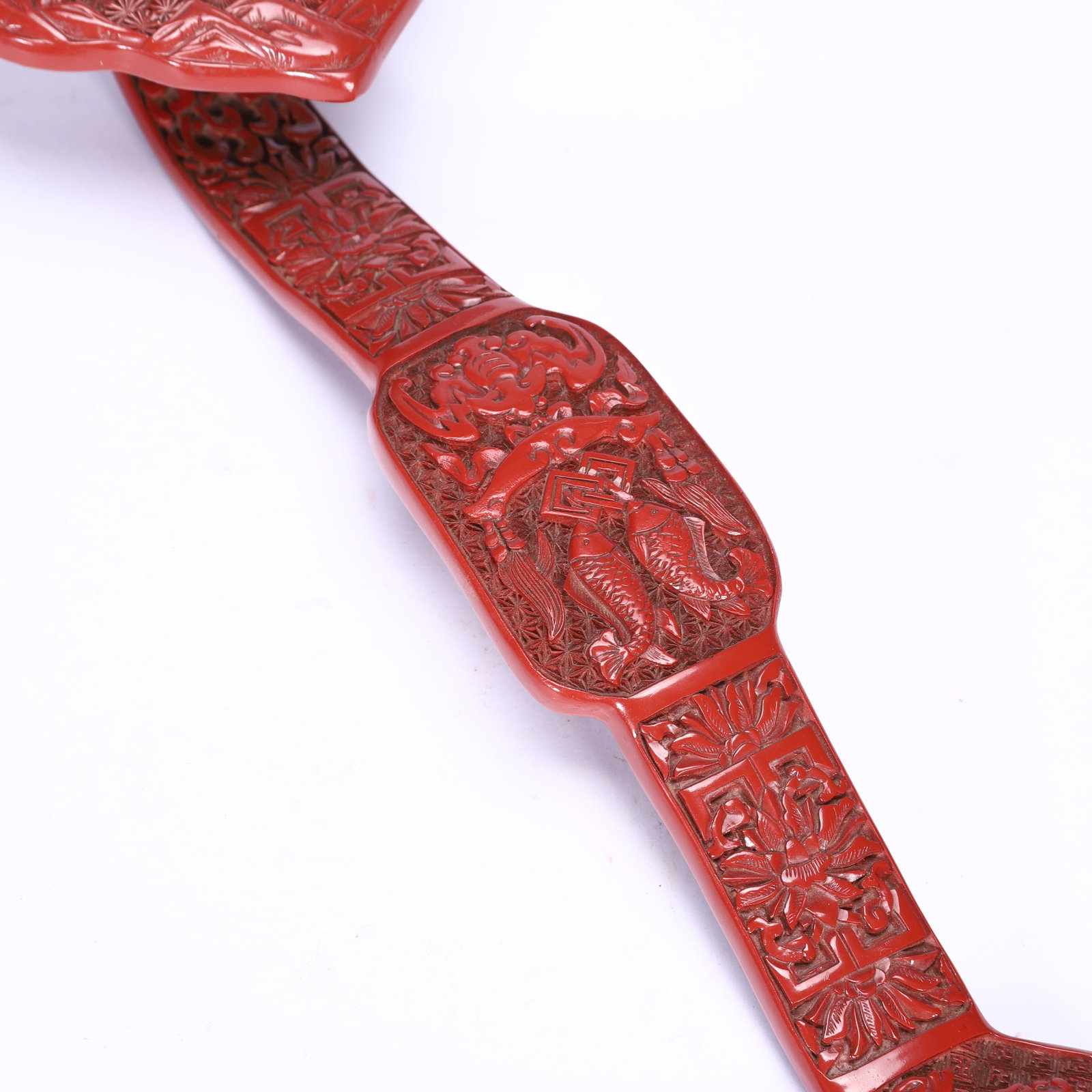 Carved Red Ruyi - 3