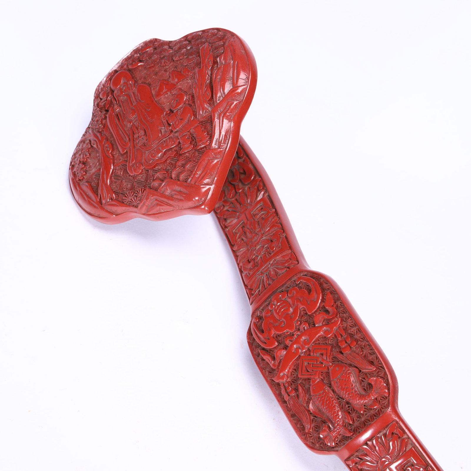 Carved Red Ruyi - 6
