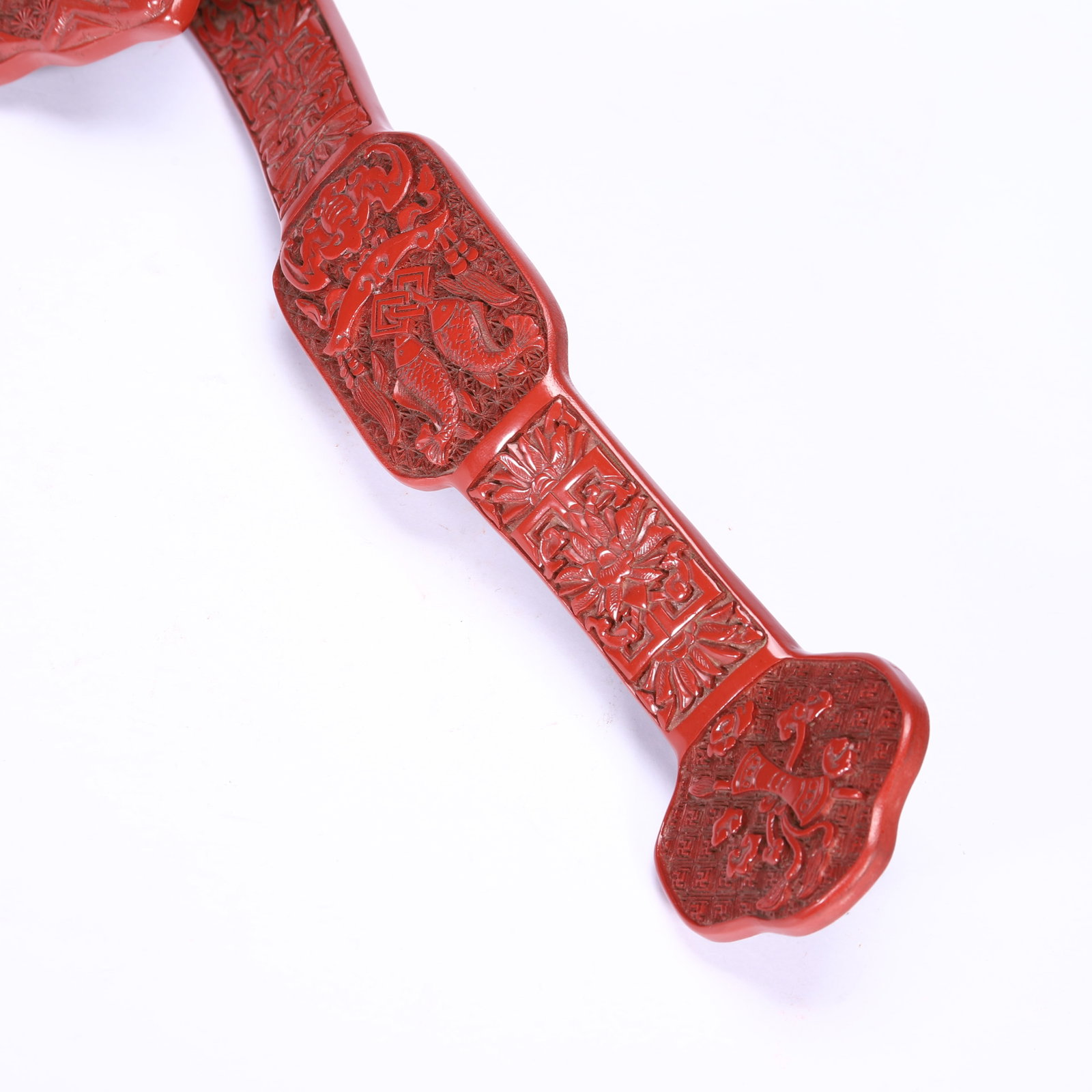 Carved Red Ruyi - 7
