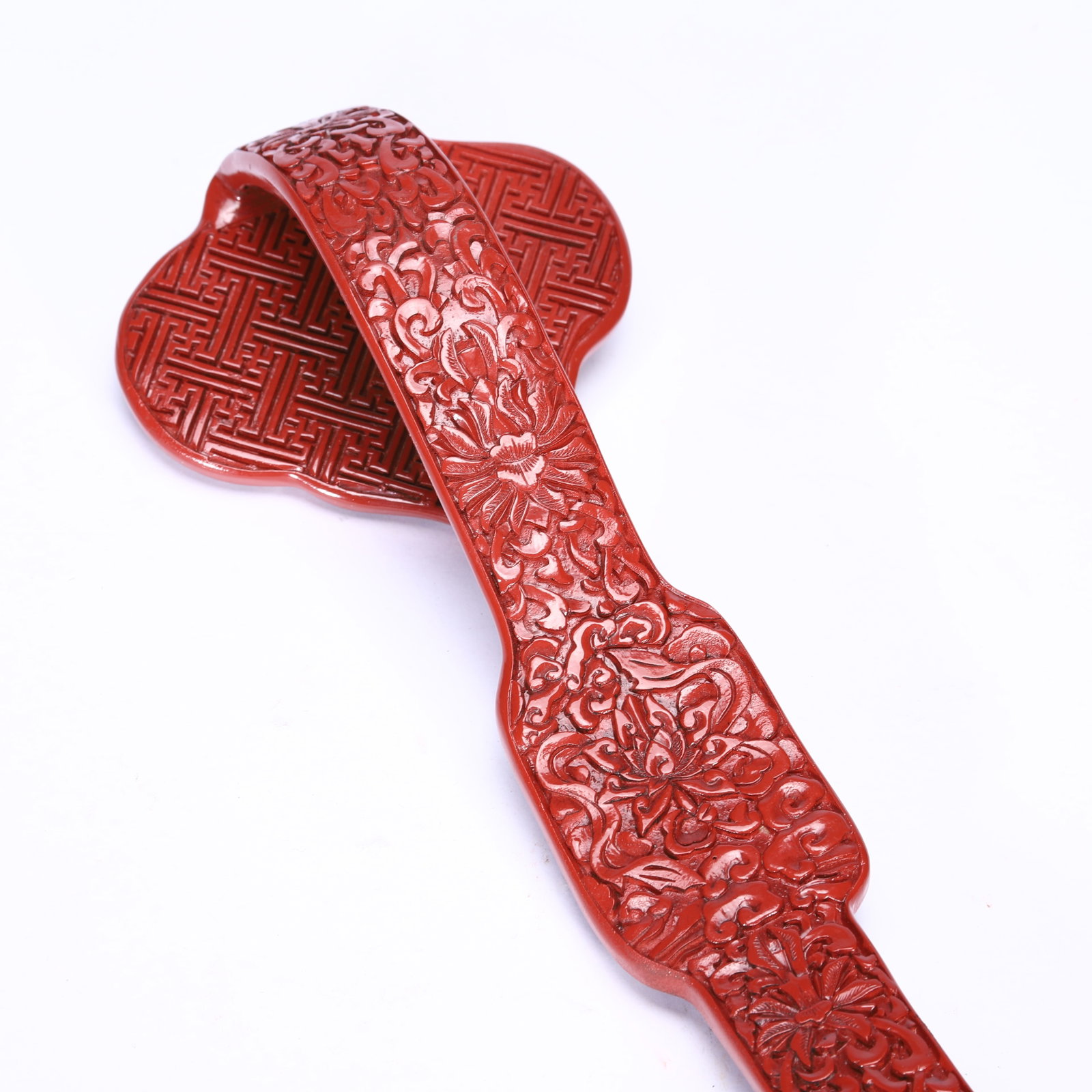 Carved Red Ruyi - 9
