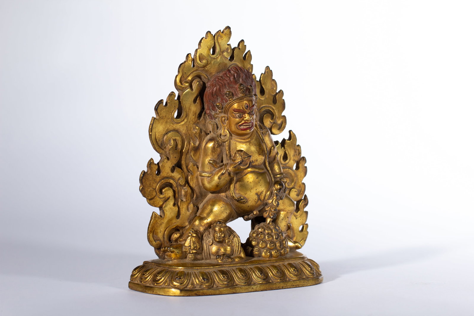 Gilded bronze Buddha statue - 5