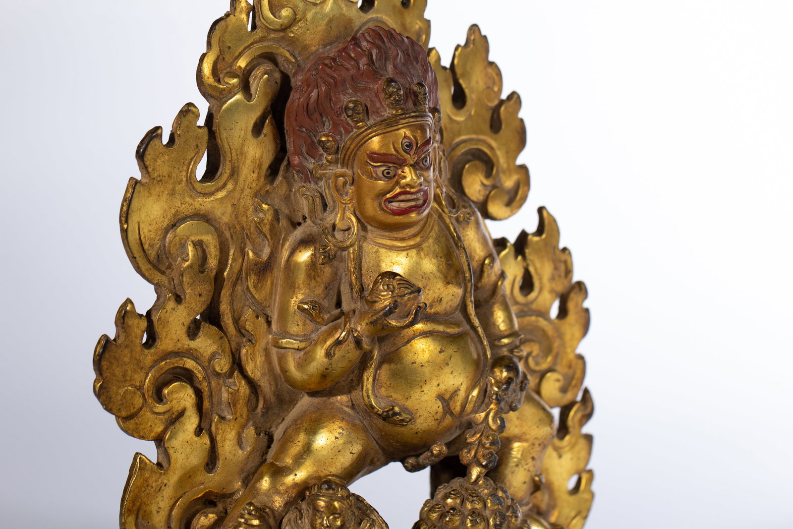 Gilded bronze Buddha statue - 6