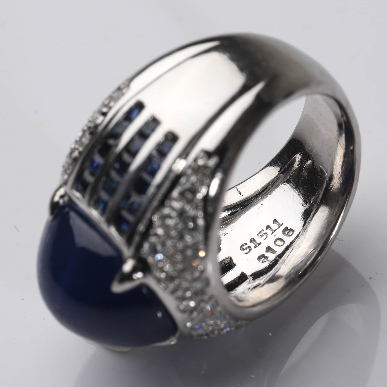 A-SAPPHIRE-AND-DIAMOND-RING - 5