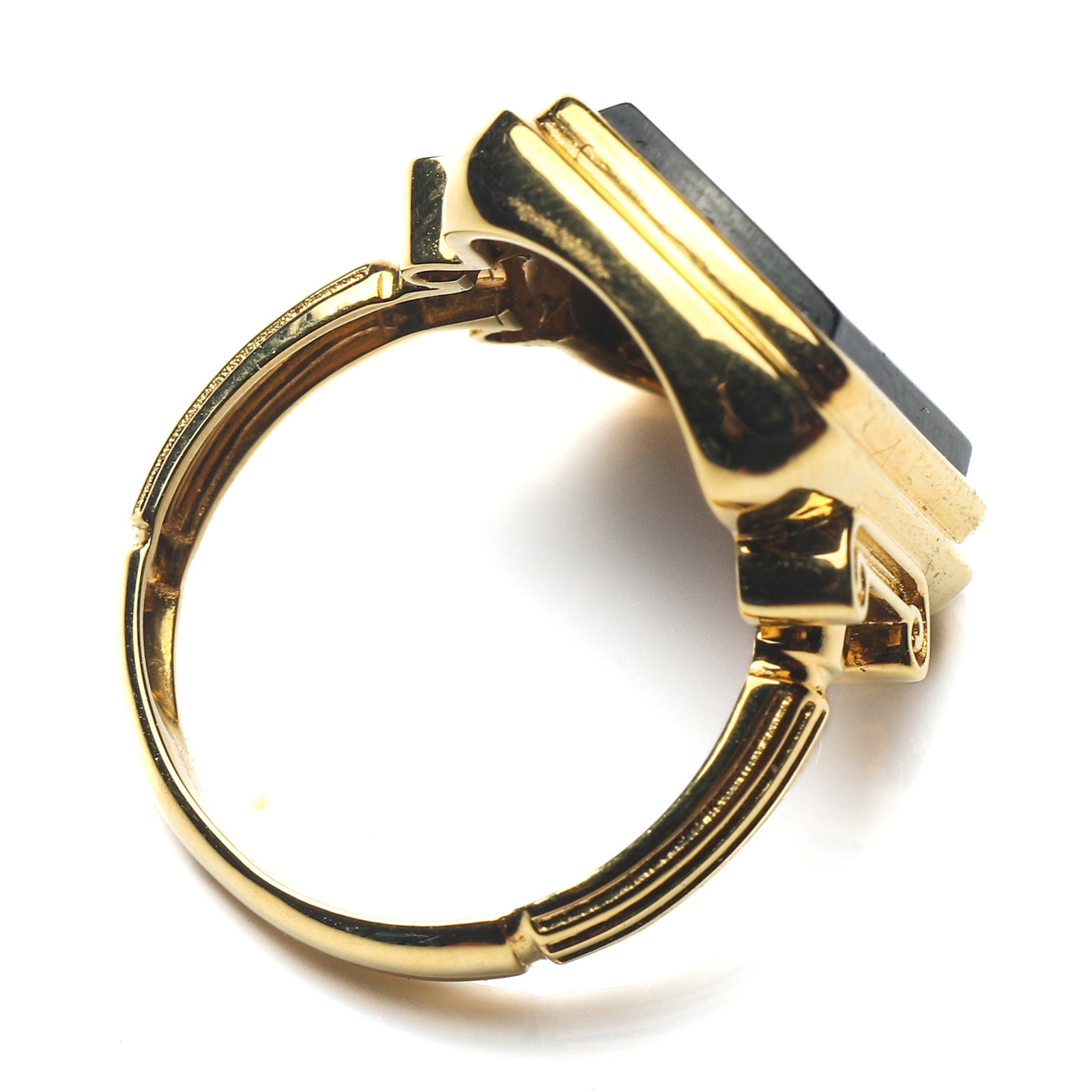 ATHENA-AGATE-INTAGLIO-GOLD-RING - 3