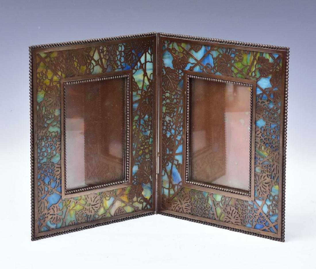 Tiffany Studios Grapevine Double Frame (1 of 4)