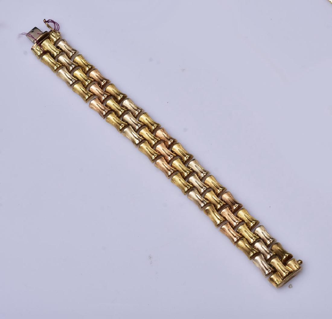 14k Gold Two Tone Bracelet (1 of 1)