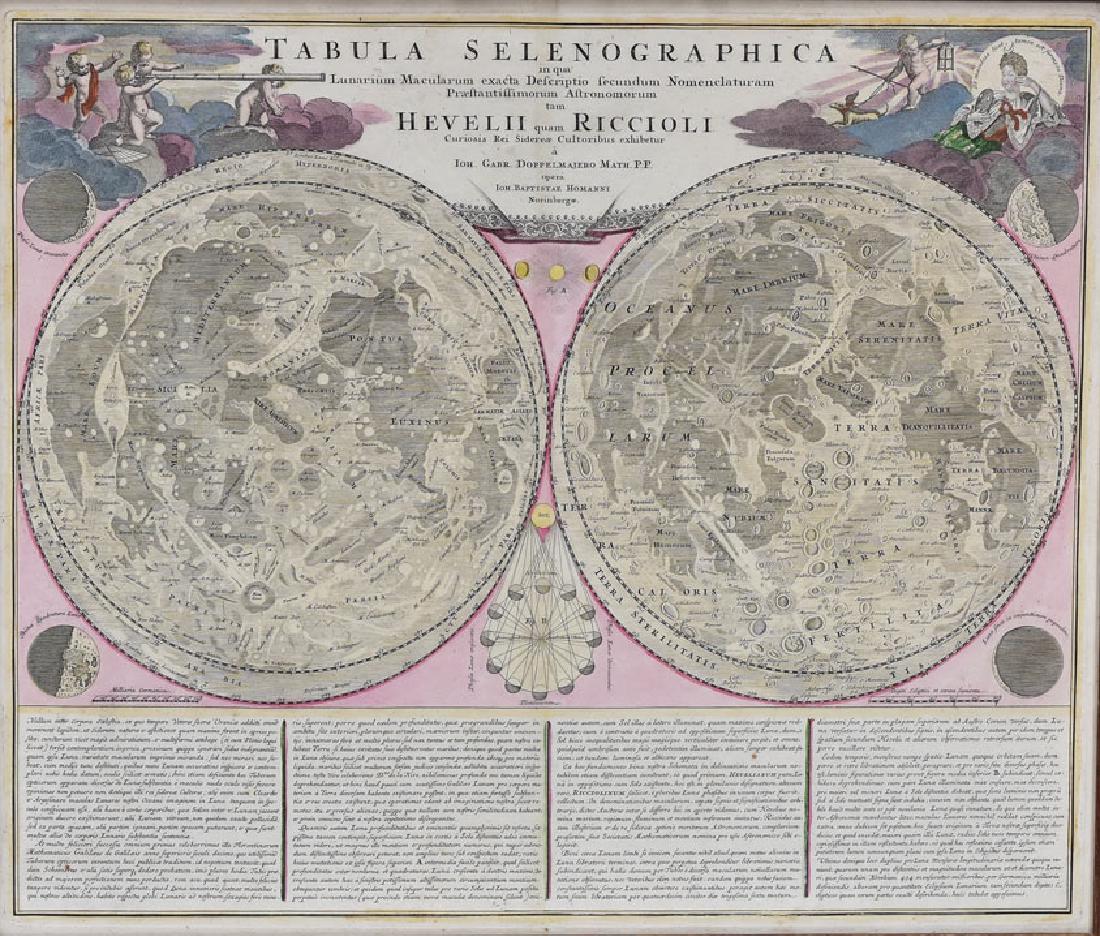 Doppelmayr and Homann Map of the Moon (1 of 3)