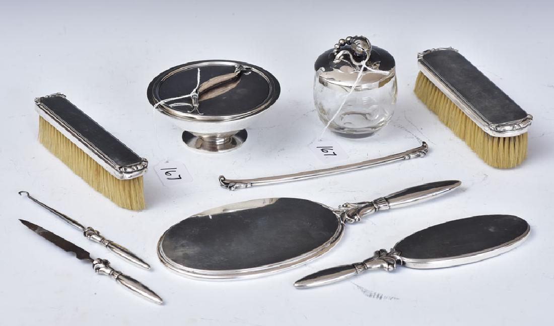 Georg Jensen Sterling Silver Dresser Set (1 of 2)