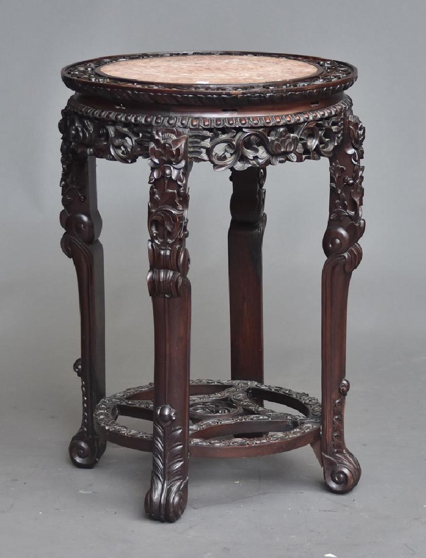 Chinese Marble Top Export Table (1 of 2)
