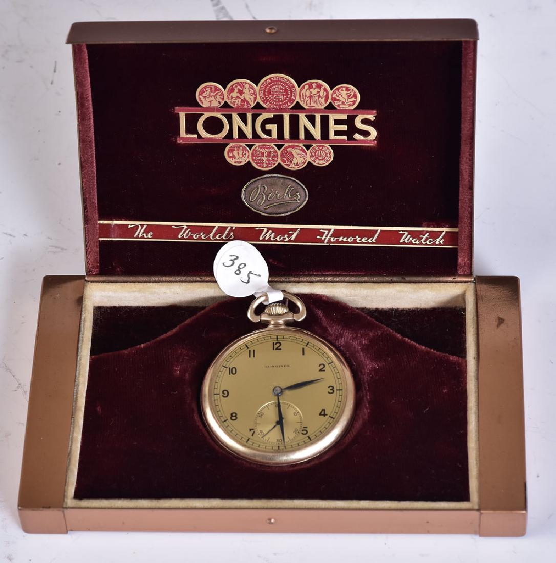 Longines 14k Gold Pocket Watch (1 of 1)