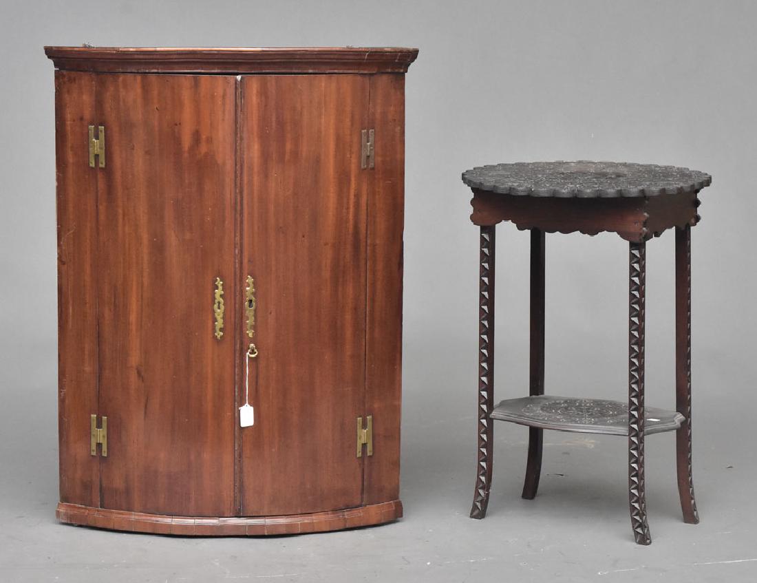 English Hanging Corner Cupboard (1 of 2)