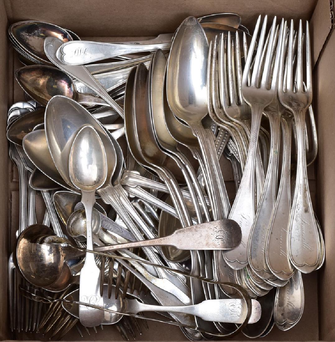 Group of Misc Coin Silver Flatware (1 of 1)