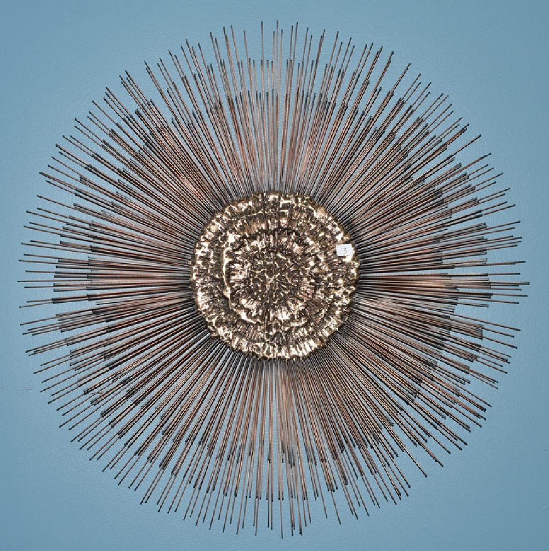 Sunburst Wall Sculpture: 30" long
