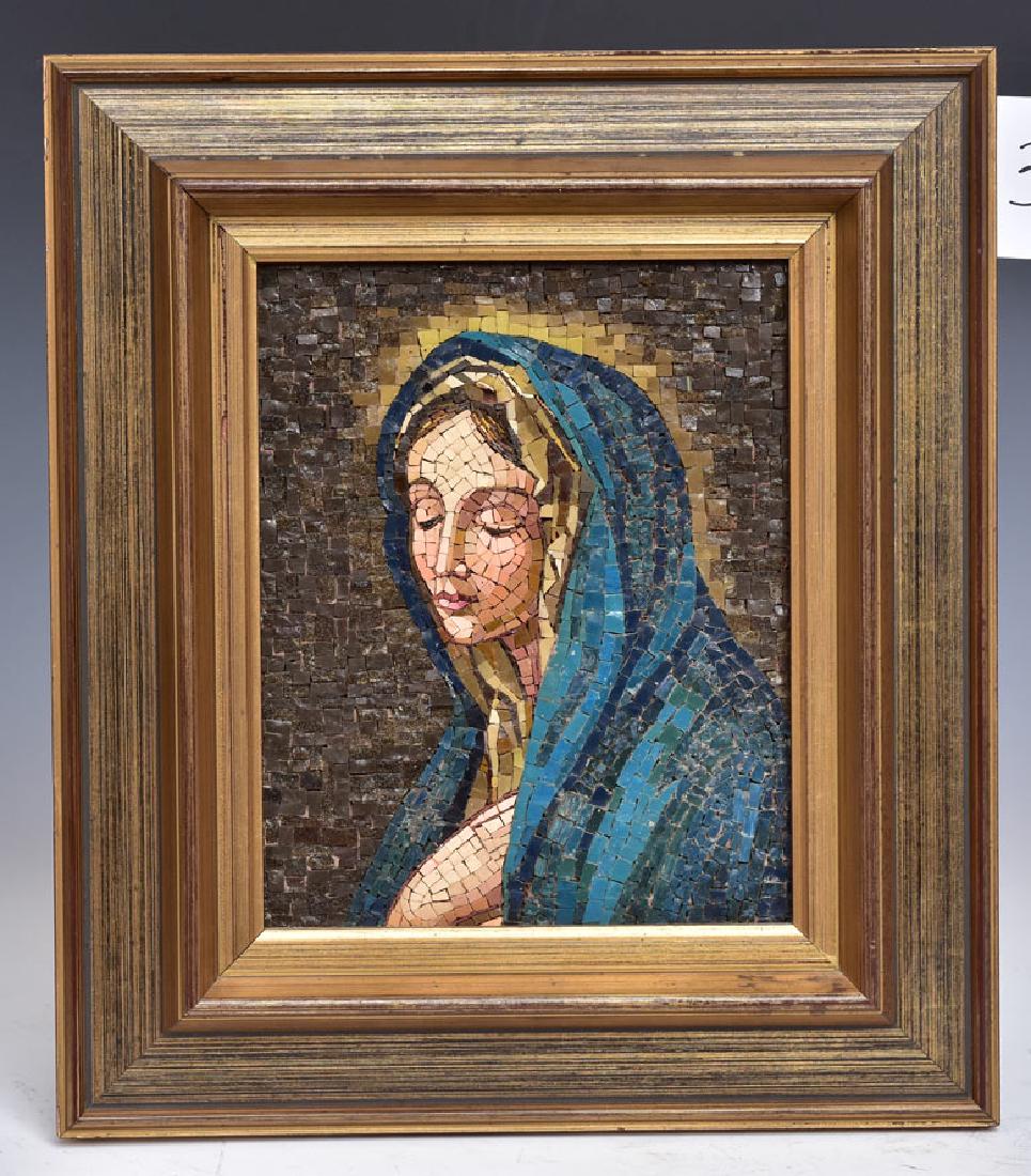 Mosaic Tile: Madonna 9 1/2" x 7 1/2"