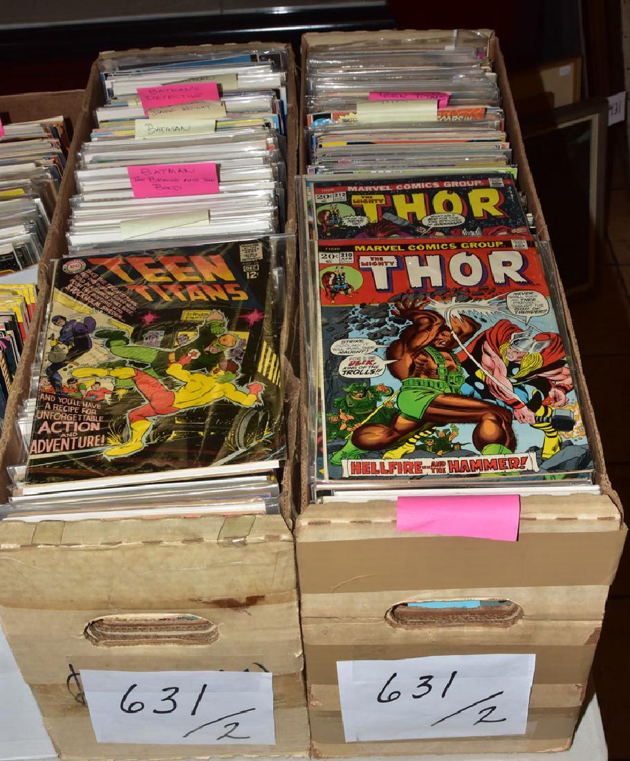 Group of Comic Books (325): including Batman, The Mighty Thor, Tale of the Teen Titans and more
