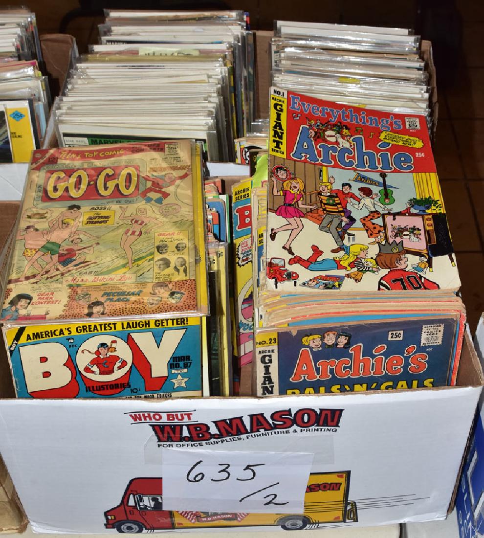 Group of Comic Books (325): including Archie and Pals, Betty and Me, Betty & Veronica, Pep, Star Wars, Lois Lane, Superman and more