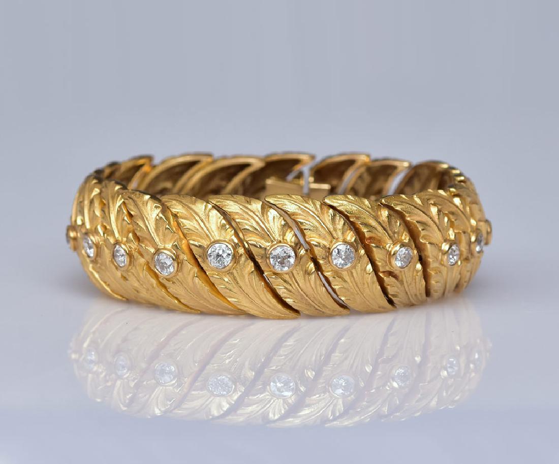 Cartier 18k Gold Diamond Bracelet (1 of 8)