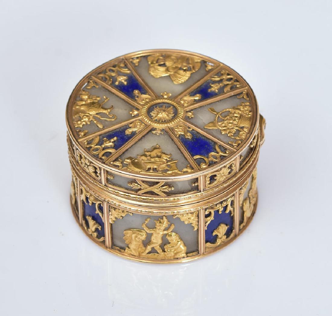 French 18k Gold Mounted Bonbonerie (1 of 4)