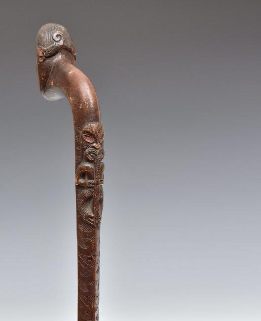 Maori Carved Walking Stick (1 of 10)