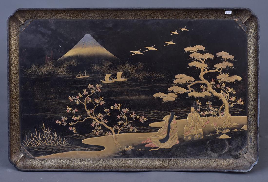 Japanese Lacquerware Tray Table (1 of 4)