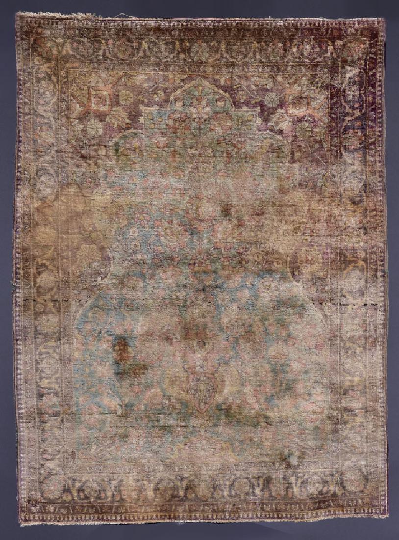 Persian Silk Prayer Rug (1 of 3)