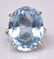 Platinum Aquamarine Ring - 3