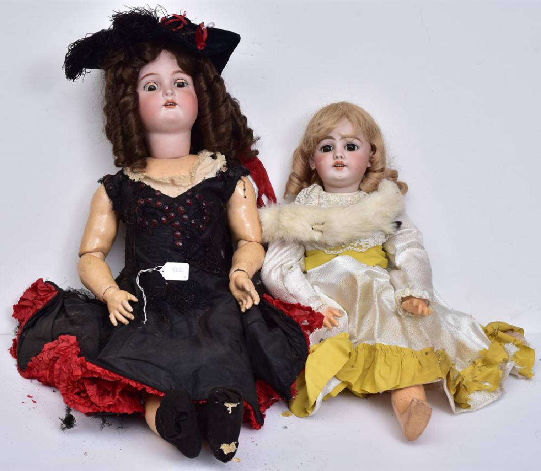 Two German Bisque Dolls (1 of 1)