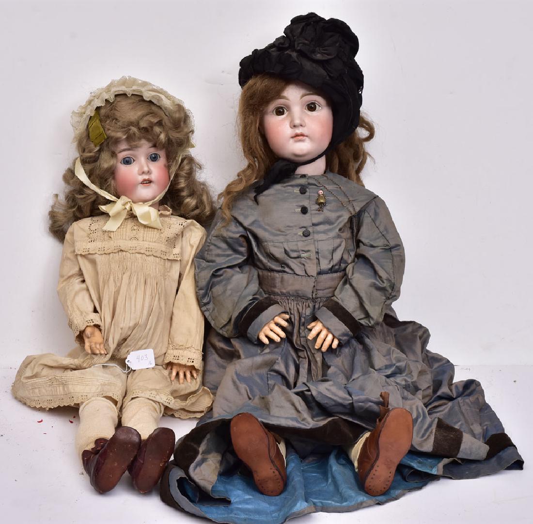 Two German Bisque Dolls (1 of 1)