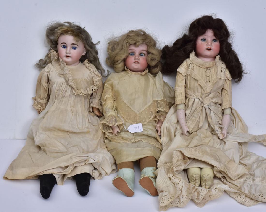 Three German Bisque Dolls (1 of 1)
