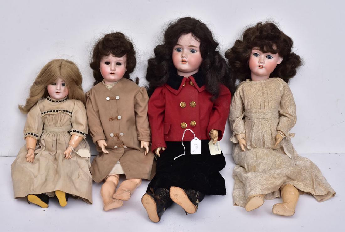 Four German Bisque Dolls (1 of 1)
