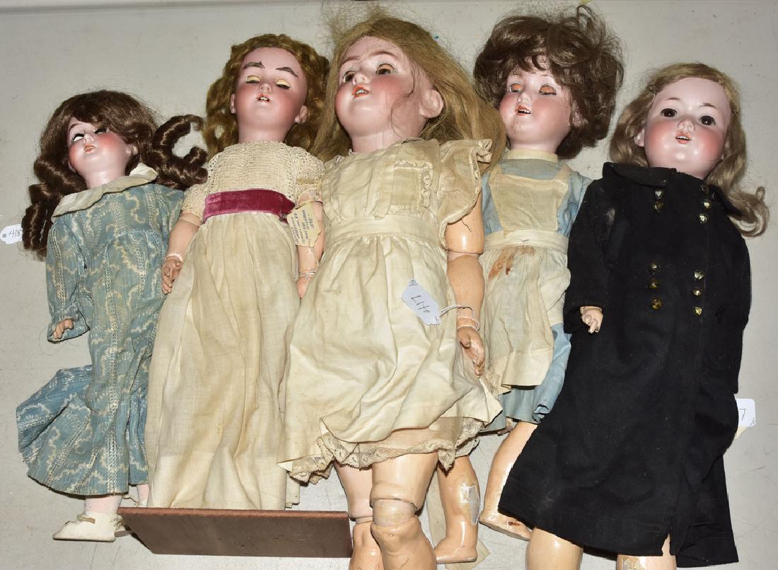 Five Bisque Dolls (1 of 1)
