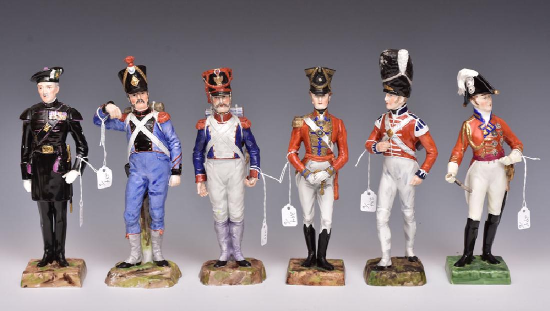 Group of Dresden Military Figures (6) (1 of 1)