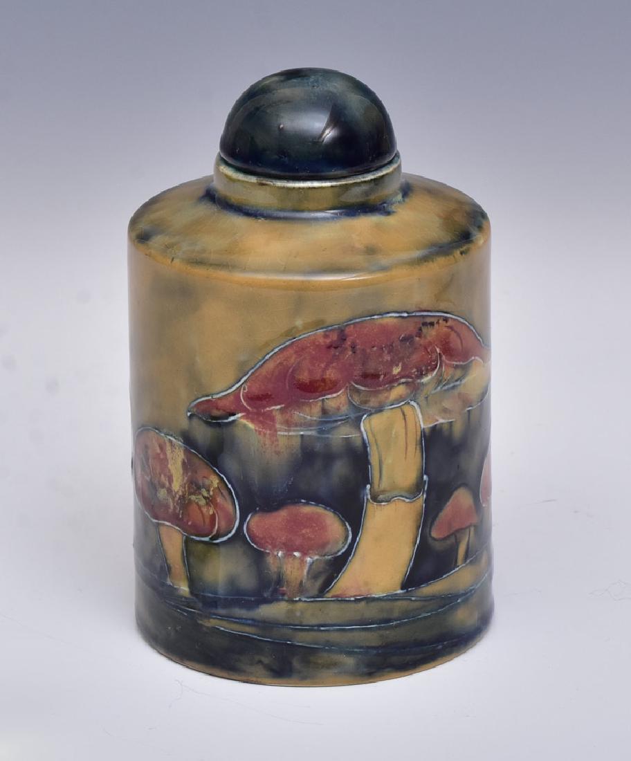 Moorcroft Claremont  Toadstool Tea Caddy (1 of 4)