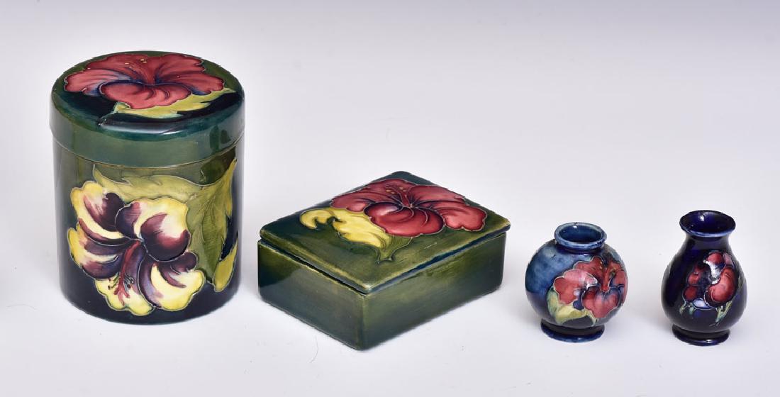 Moorcroft Hibiscus Pottery (1 of 2)