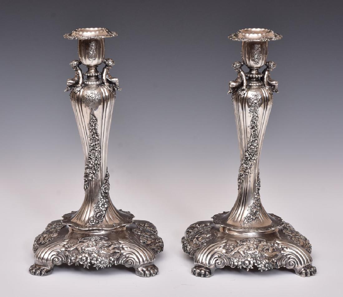Pair of Tiffany & Co. Sterling Candlesticks (1 of 7)