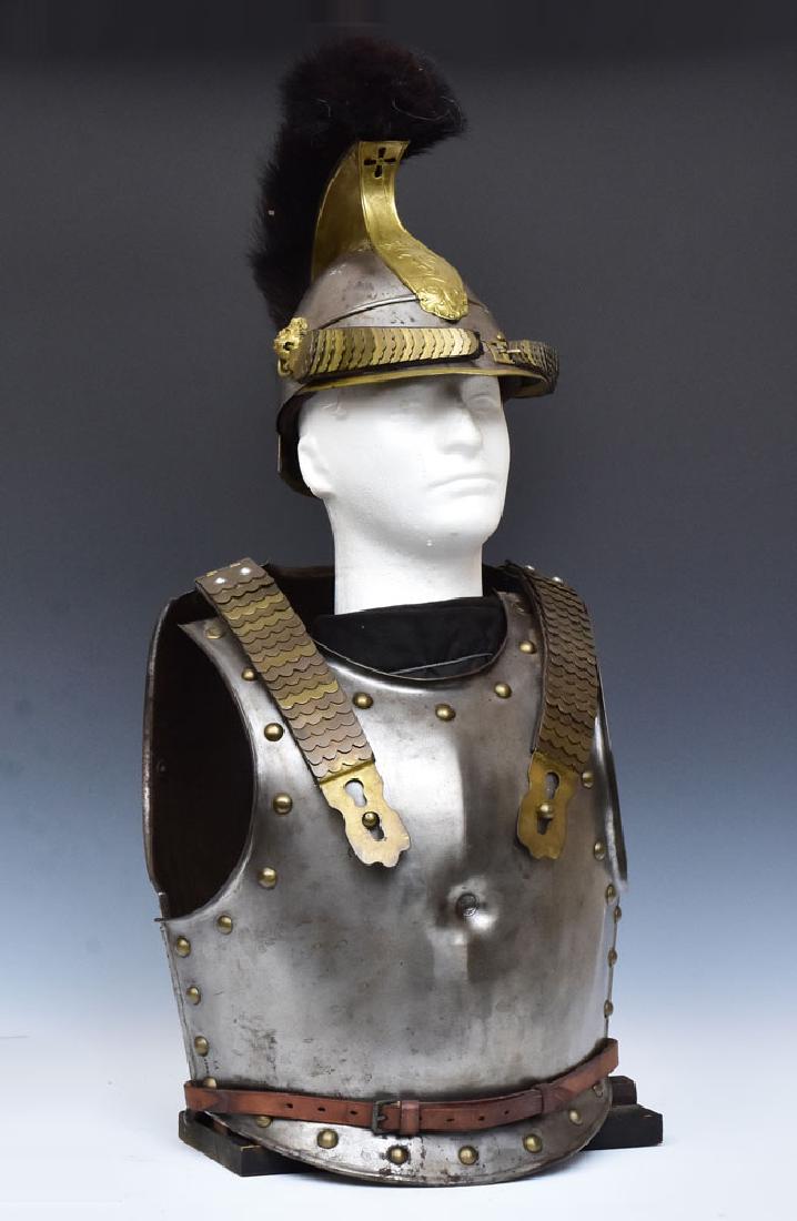Bavarian cuirassier helmet with Ludwig monogram (1 of 10)
