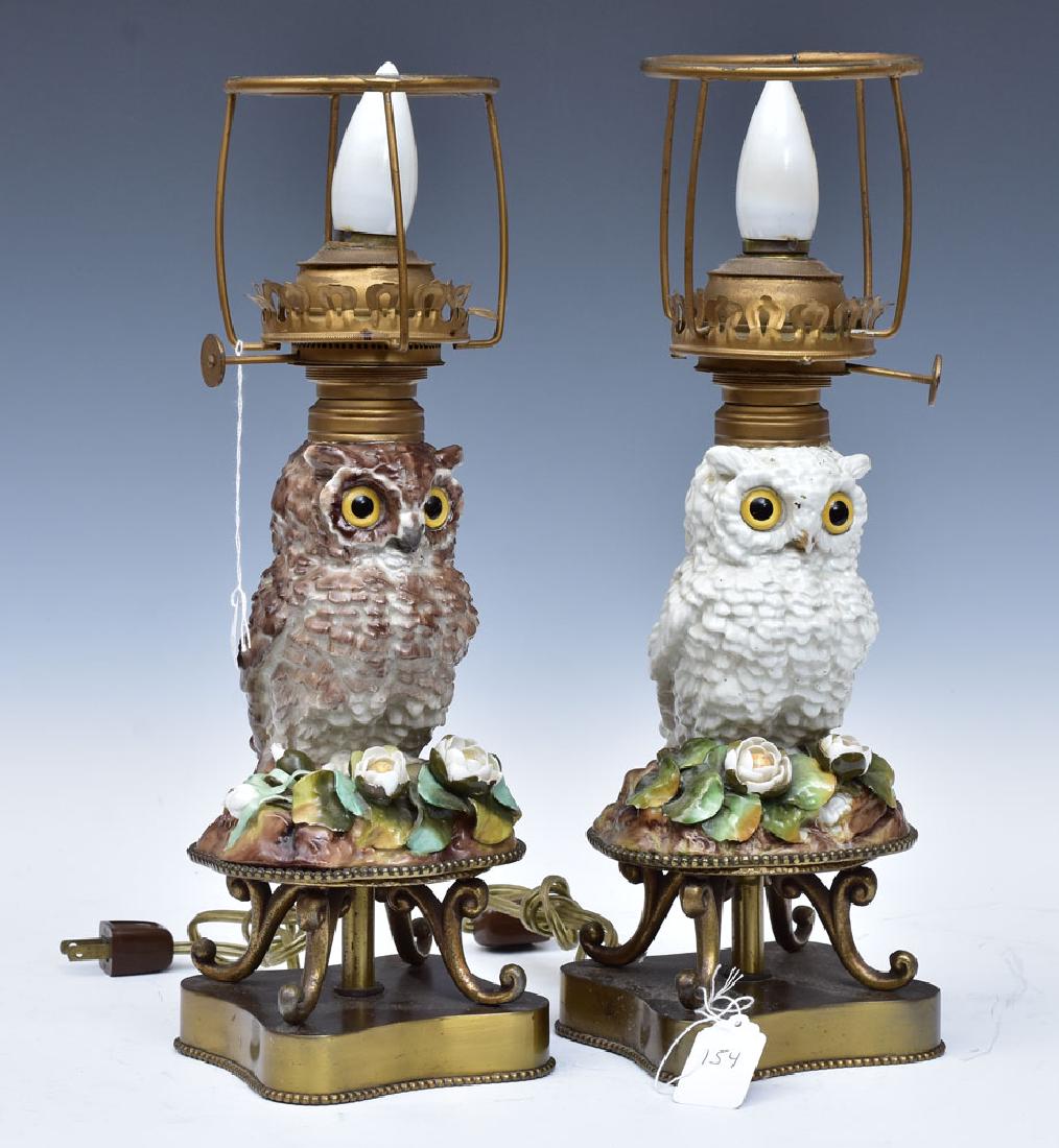 Two German Porcelain Figural Lamps (1 of 2)